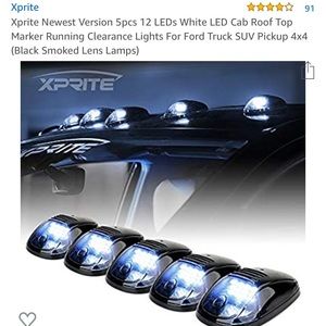 F250 smoked cab lights